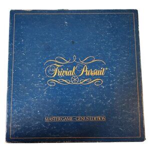 Trivial Pursuit Master Game Genius Edition 1981 Genius Trivia Complete Game